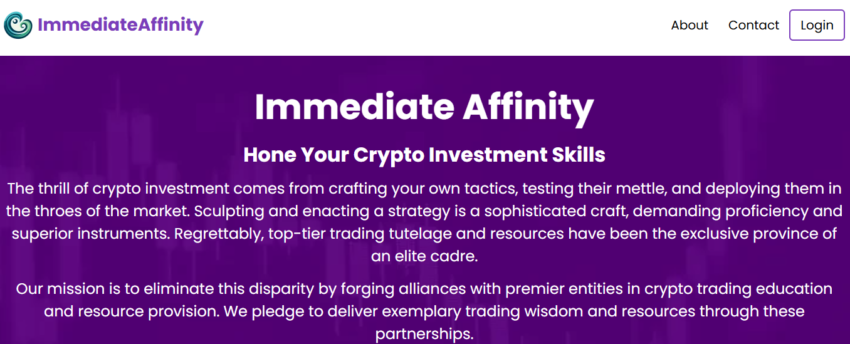 Immediate Affinity App Review : Recover Your Deposit – Warning Alert