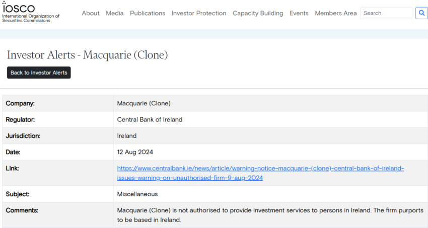 Macquarie Review : Recover Your Deposit – Warning Alert